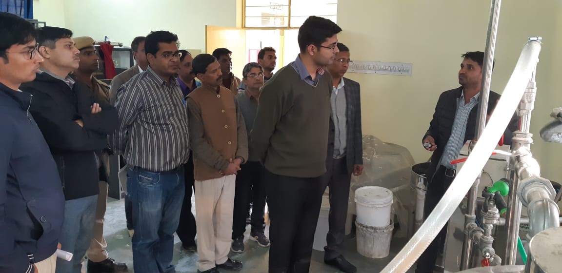 District Collector, Sh. Sidharth Sihag Visited Honey Processing plant at CH&F, Jhalawar