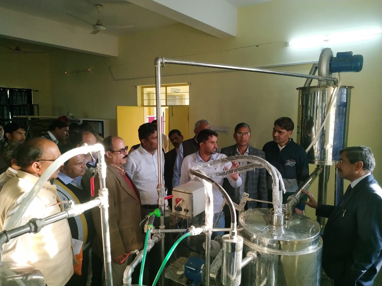 Visited Honey Processing Plant by Agriculture commissioner and Team, Jaipur